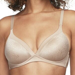 Bundle 2 Warner’s blissful benefits back smoothing wireless t-shirt bra 34/36 B